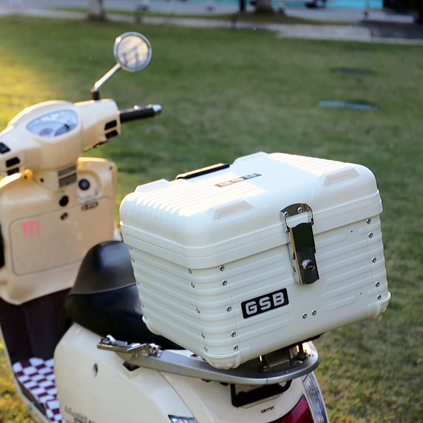 Scooter Helmet Set - Мотокофр 47 л, задний багажник для