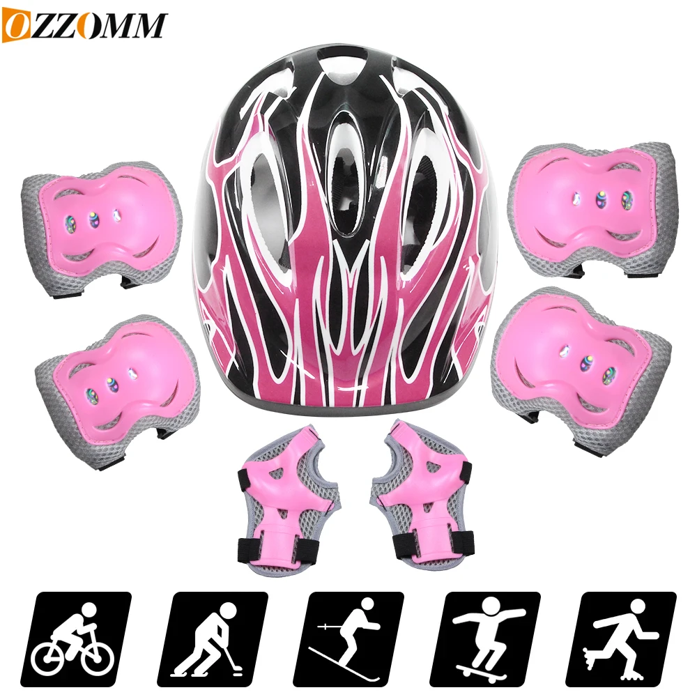 Scooter Helmet Set - Комплект из 7 предметов: детский велосипедный