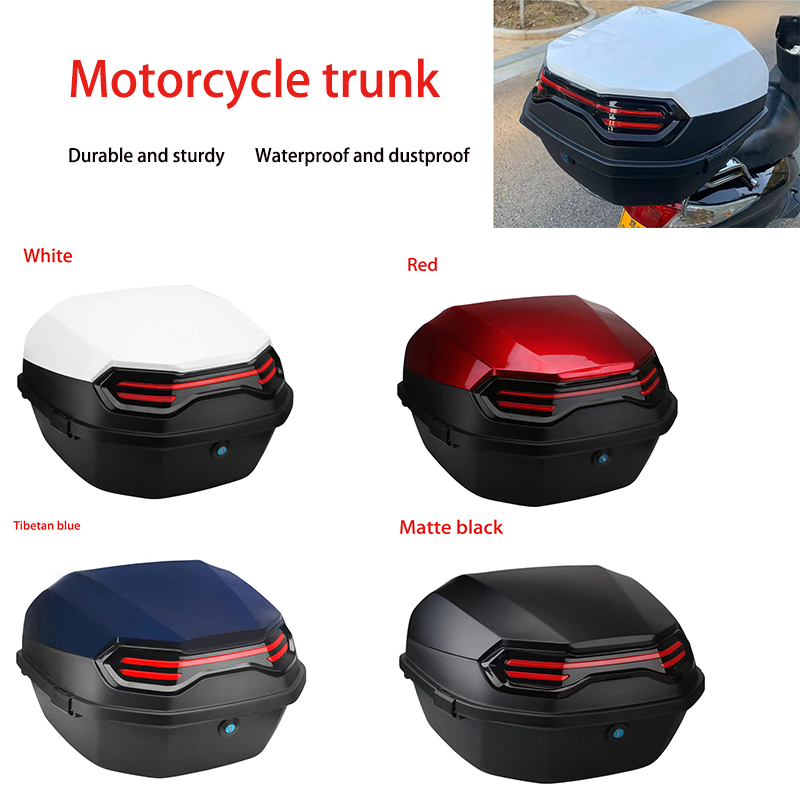 Scooter Helmet Set - Мотоциклетный хвостовой ящик, ботинки для скутера,