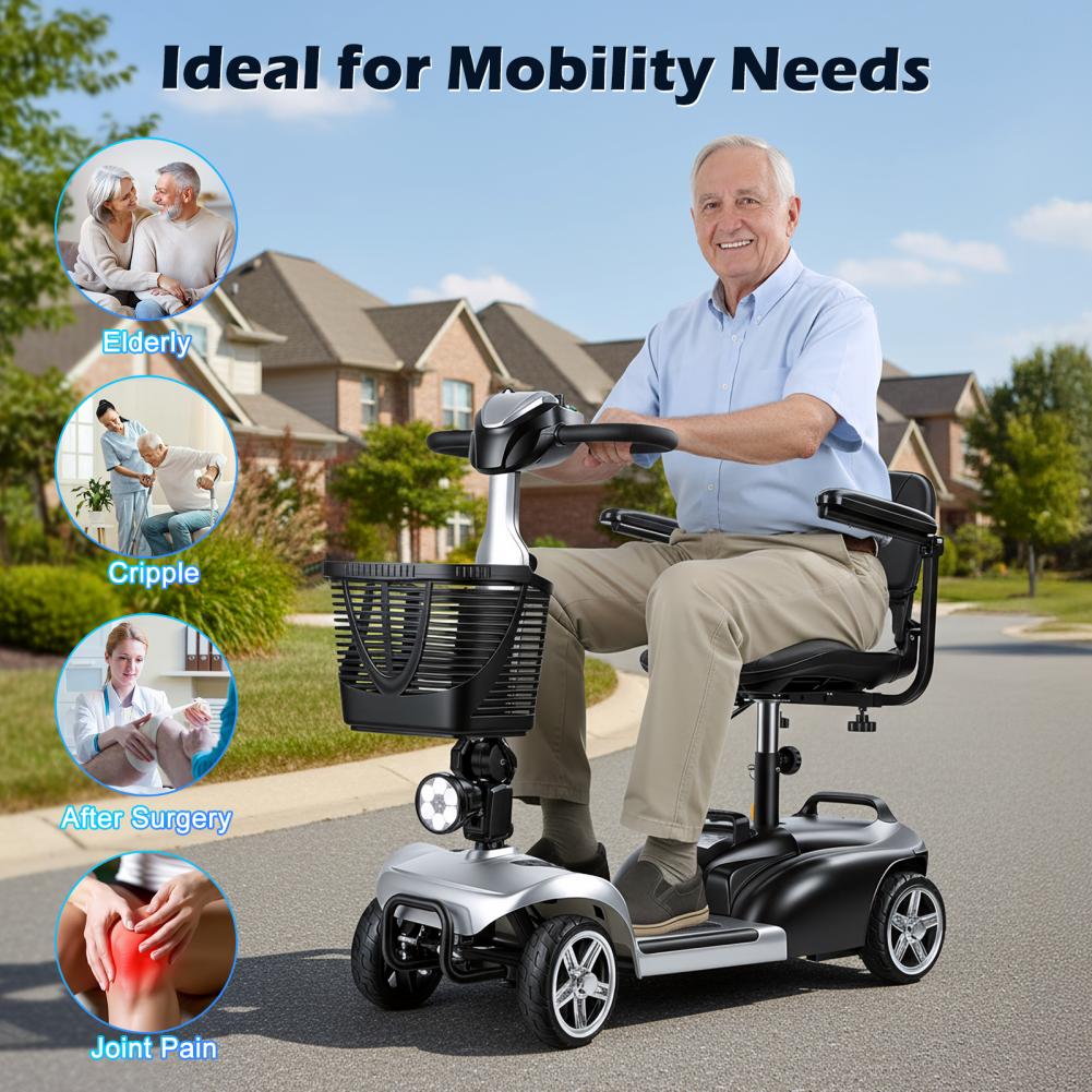 Электрический складной скутер  – обзор и цена Electric Scooter Adults
