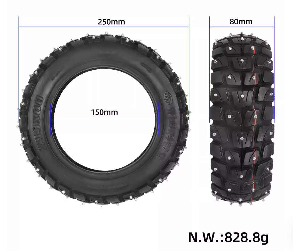 Снежная шина STLF T255*80 с пр – обзор и цена Scooter Tire