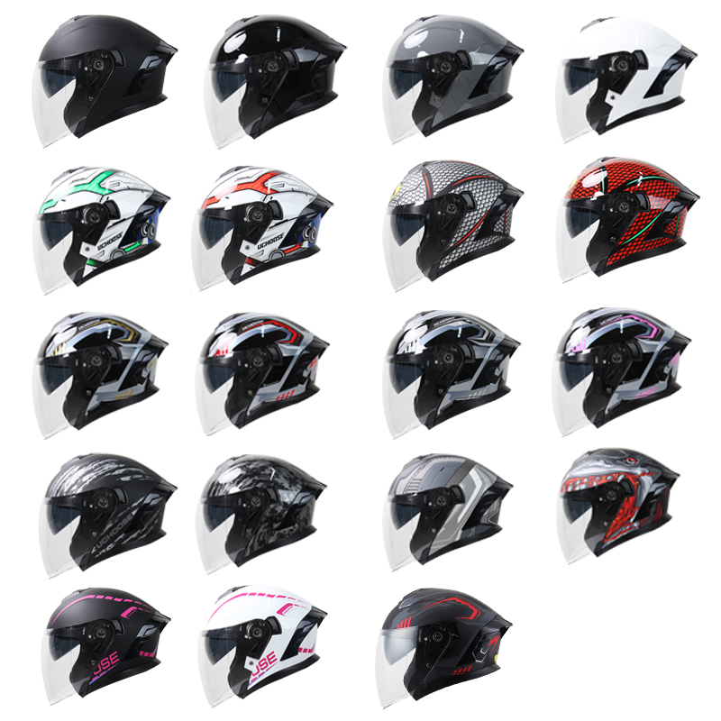 Мотоциклетный шлем открытого т – обзор и цена Scooter Helmet Set