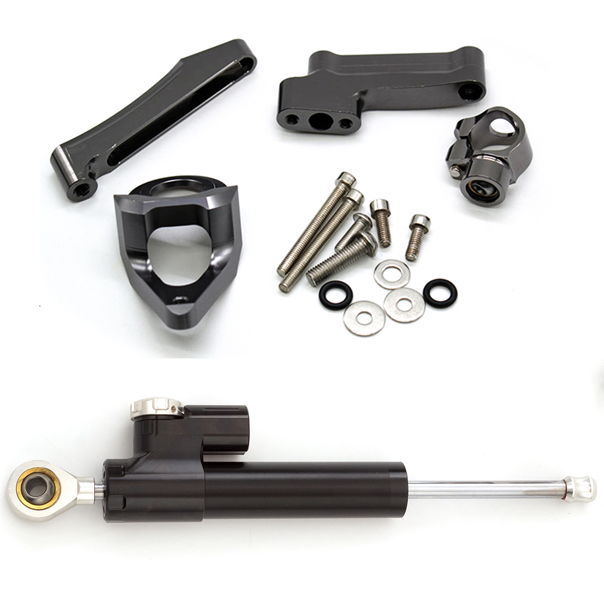 Для Suzuki GSXR1300 1998-2019  – обзор и цена Steering Damper Stabilizer Kit Cnc