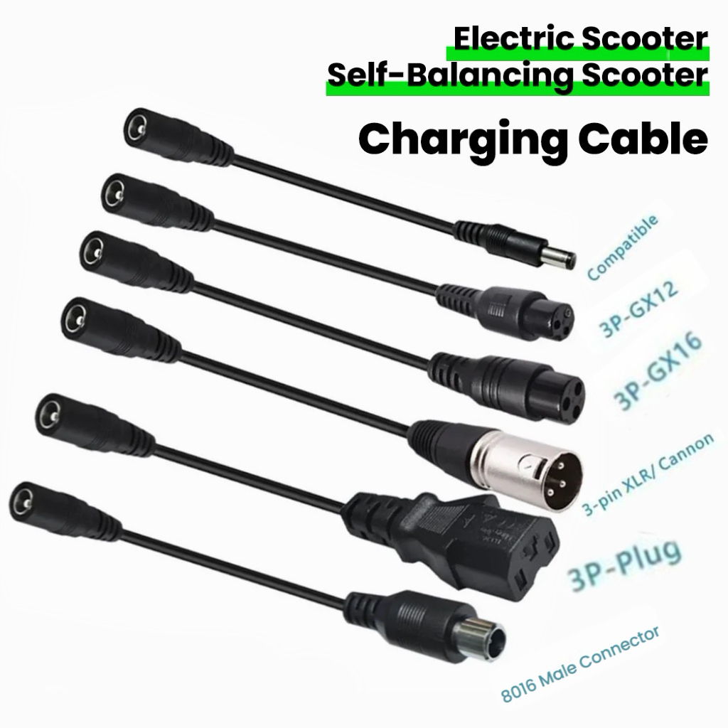 Кабель-адаптер DC5.5MM на M12/ – обзор и цена Electric Scooter Charger