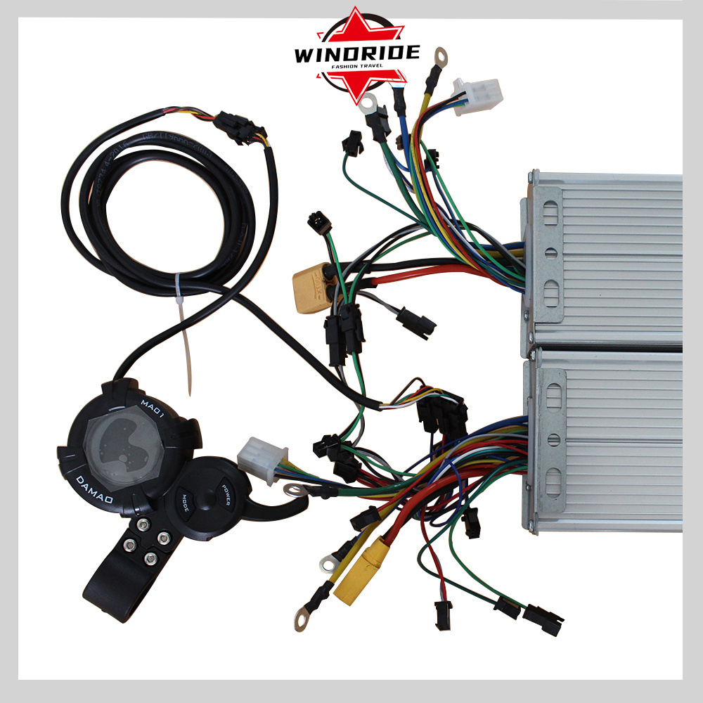 Оригинальный FLJ переключатель – обзор и цена 72V 45A Dual Controller